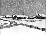 Снег на Рождество. Из серии Северный край, 1991